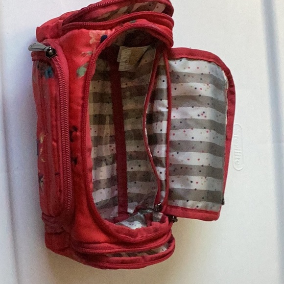 Lug Red Floral Cosmetic Bag - Picture 5 of 9